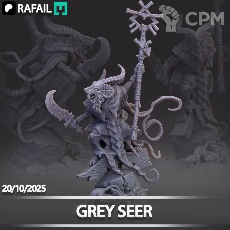 Описание картинки Grey Seer от Naggaroth Night по цене 600руб | Свободный Рынок Миниатюр - СРМ