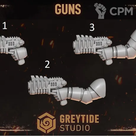 Описание картинки Plasma Pistol Legion of the Damned (Cursed company 2, 1 битц) от Dr. Printicus по цене 55руб | Свободный Рынок Миниатюр - СРМ
