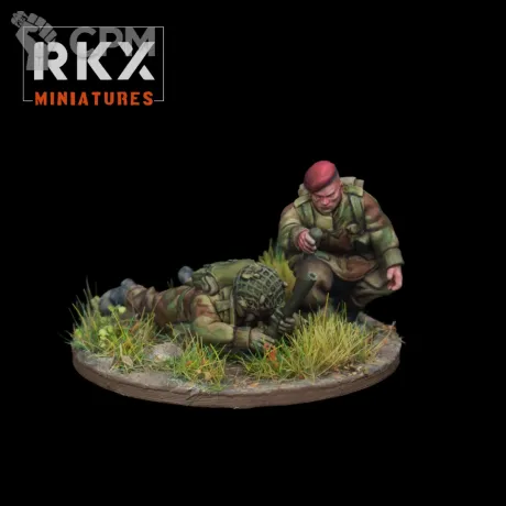Описание картинки Британия, Десантники, British Paratroopers, 2inch mortar от 3DPrintClub по цене 150руб | Свободный Рынок Миниатюр - СРМ