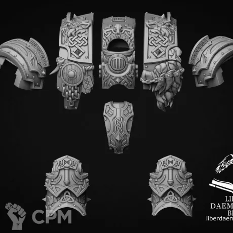 Описание картинки Armor model "Levi" type Wolf от Bazilevs по цене 1 095руб | Свободный Рынок Миниатюр - СРМ