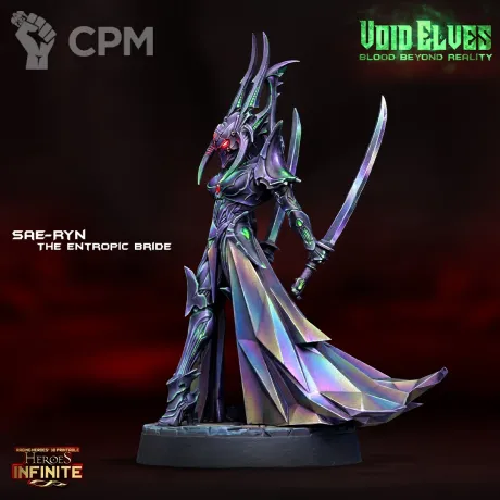 Описание картинки Dark Elves/Sae-Ryn от Barduck Miniatures по цене 289руб | Свободный Рынок Миниатюр - СРМ