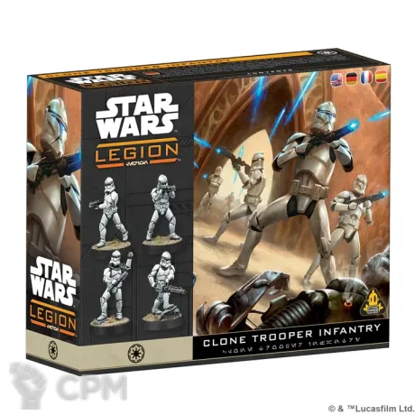 Описание картинки Star Wars: Legion - Clone Troopers Infantry от StarkLogistics по цене 5 145руб | Свободный Рынок Миниатюр - СРМ