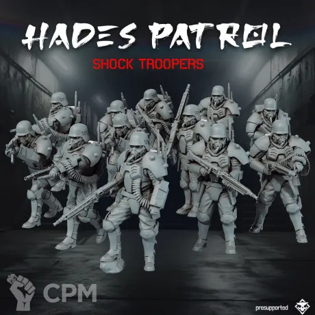 Описание картинки hades patrol shock troopers от Manufactorum76 по цене 1 900руб | Свободный Рынок Миниатюр - СРМ