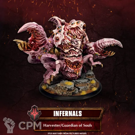 Описание картинки Harvester Guardian of Souls от Manufactorum76 по цене 8 000руб | Свободный Рынок Миниатюр - СРМ