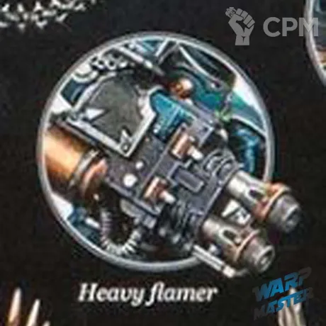 Описание картинки Heavy Flamer  CSM T от WARP Master по цене 80руб | Свободный Рынок Миниатюр - СРМ