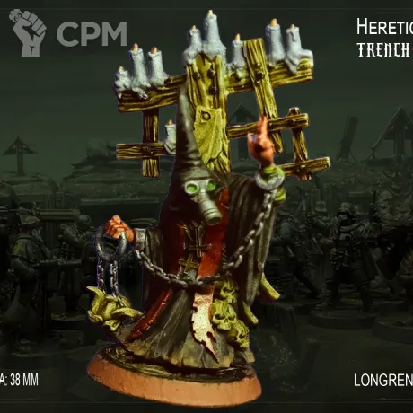 Описание картинки Heretic Priest от Longren по цене 600руб | Свободный Рынок Миниатюр - СРМ