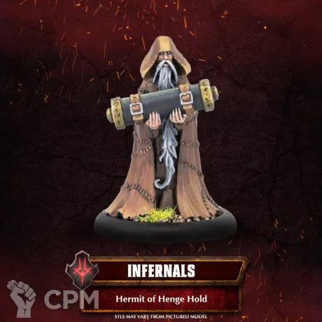 Описание картинки Hermit of Henge Hold от Manufactorum76 по цене 160руб | Свободный Рынок Миниатюр - СРМ