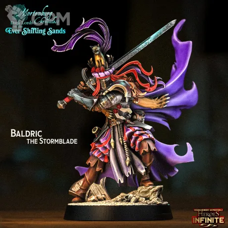 Описание картинки Baldric the Stormblade от 3Д-Печка по цене 600руб | Свободный Рынок Миниатюр - СРМ