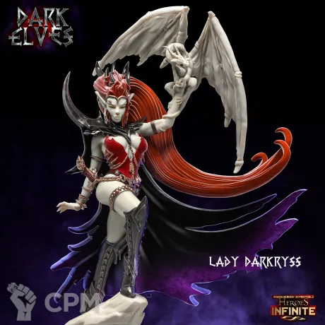 Описание картинки Darkryss_Lady от 3Д-Печка по цене 400руб | Свободный Рынок Миниатюр - СРМ