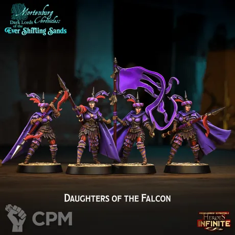 Описание картинки Daughters of the Falcon от 3Д-Печка по цене 700руб | Свободный Рынок Миниатюр - СРМ