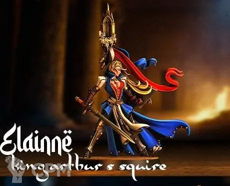 Описание картинки Elainne King Arthurs Squire от 3Д-Печка по цене 250руб | Свободный Рынок Миниатюр - СРМ
