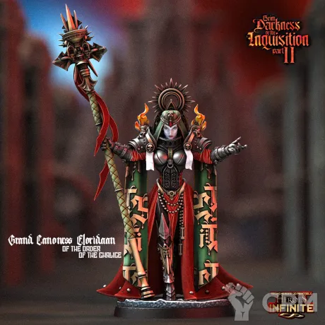 Описание картинки Gloridaan Grand Canoness of the Order of the Chalice от 3Д-Печка по цене 500руб | Свободный Рынок Миниатюр - СРМ