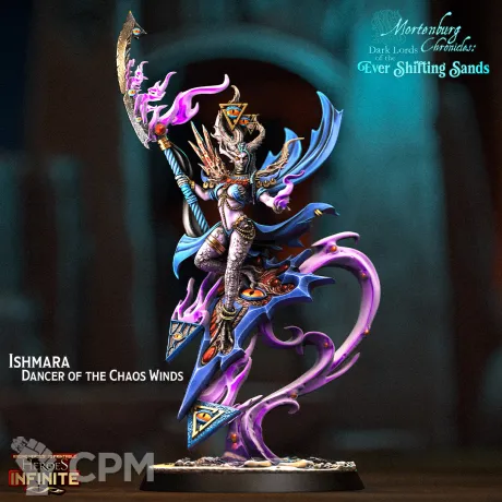 Описание картинки Ishmara Dancer of the Chaos Winds от 3Д-Печка по цене 1 000руб | Свободный Рынок Миниатюр - СРМ
