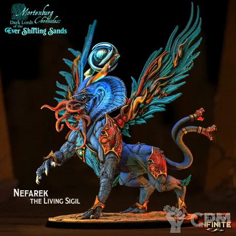 Описание картинки Nefarek the Living Sigil от 3Д-Печка по цене 3 500руб | Свободный Рынок Миниатюр - СРМ