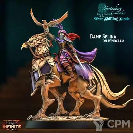 Описание картинки Selina Mounted от 3Д-Печка по цене 700руб | Свободный Рынок Миниатюр - СРМ