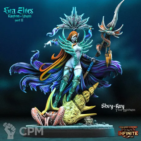 Описание картинки Shey Ray Tide Mistress от 3Д-Печка по цене 450руб | Свободный Рынок Миниатюр - СРМ