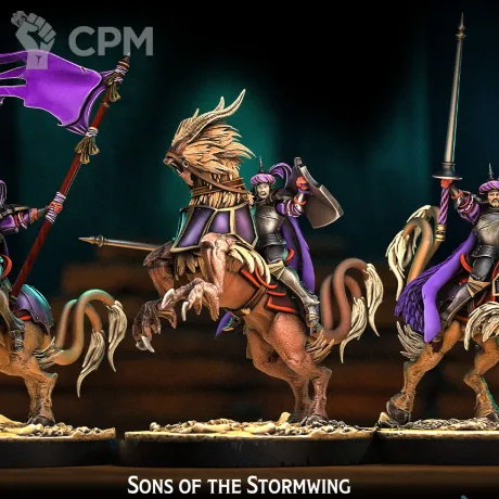 Описание картинки Sons of the Stormwing от 3Д-Печка по цене 700руб | Свободный Рынок Миниатюр - СРМ