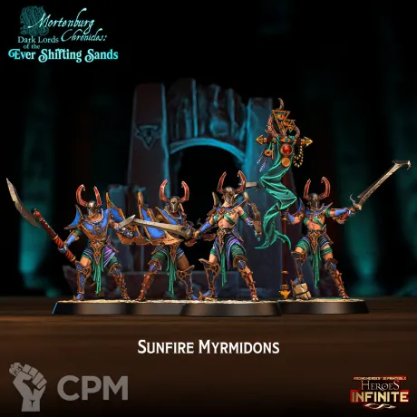Описание картинки Sunfire Myrmidons от 3Д-Печка по цене 800руб | Свободный Рынок Миниатюр - СРМ