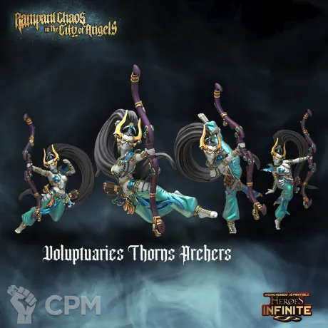 Описание картинки Voluptuaris Thorns Archer от 3Д-Печка по цене 500руб | Свободный Рынок Миниатюр - СРМ