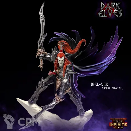 Описание картинки Xiel Ker Sword Master от 3Д-Печка по цене 400руб | Свободный Рынок Миниатюр - СРМ