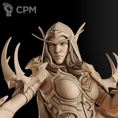 Описание картинки Sylvanas Windrunner Фигурка (World of Warcraft) от GAS3TXD  по цене 4 400руб | Свободный Рынок Миниатюр - СРМ
