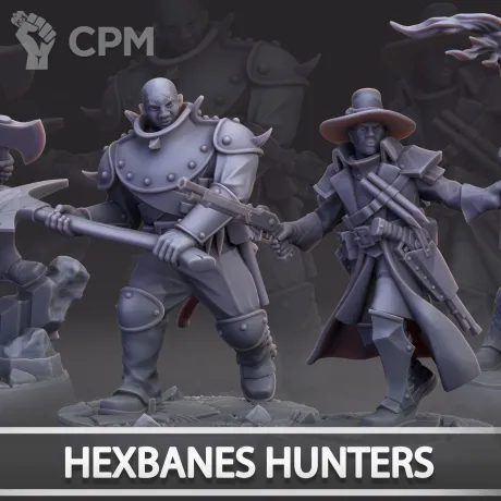 Описание картинки Hexbane's Hunters от Naggaroth Night по цене 1 700руб | Свободный Рынок Миниатюр - СРМ