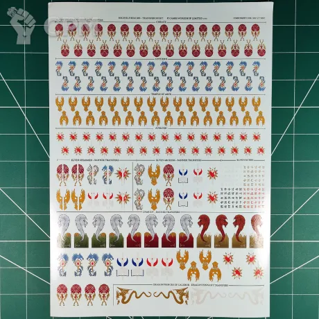 Описание картинки High Elf Realms Transfer Sheet (Декали) Replica от Vault Boy по цене 1 798руб | Свободный Рынок Миниатюр - СРМ