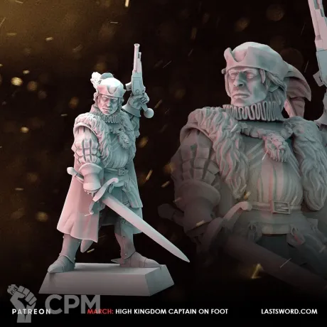 Описание картинки Captain of the Empire от MrMetalHorror по цене 300руб | Свободный Рынок Миниатюр - СРМ