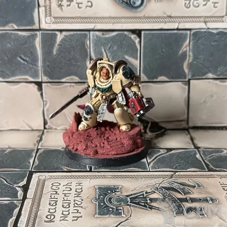 Описание картинки Deathwing Captain in terminator armour от OMG_SL по цене 850руб | Свободный Рынок Миниатюр - СРМ
