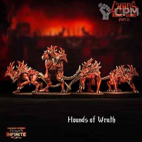 Описание картинки Hounds of Wrath от Troster по цене 850руб | Свободный Рынок Миниатюр - СРМ