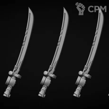 Описание картинки оружие тип Katana (правая рука) от LDBits по цене 569руб | Свободный Рынок Миниатюр - СРМ