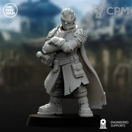 Описание картинки Ursula Creed/Commissar/Human Defence Force - Rixxon OPR от Laboratory of Chaos по цене 50руб | Свободный Рынок Миниатюр - СРМ