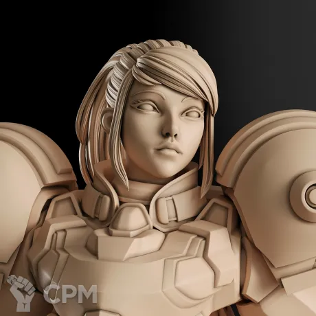 Описание картинки Samus Aran Фигурка (Metroid) от GAS3TXD  по цене 2 900руб | Свободный Рынок Миниатюр - СРМ