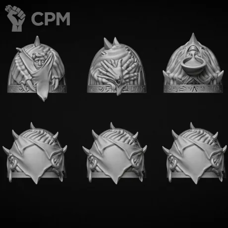 Описание картинки Наплечники Flenser от Bazilevs по цене 497руб | Свободный Рынок Миниатюр - СРМ