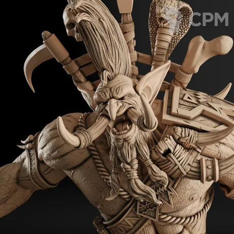Описание картинки Voljin Фигурка (World of Warcraft) от GAS3TXD  по цене 3 900руб | Свободный Рынок Миниатюр - СРМ