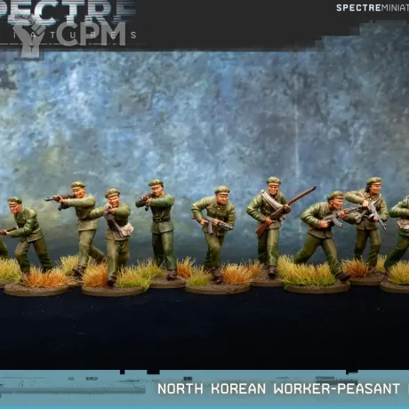 Описание картинки North Korean Worker-Peasant Militia от Wardog Workshop по цене 1 700руб | Свободный Рынок Миниатюр - СРМ