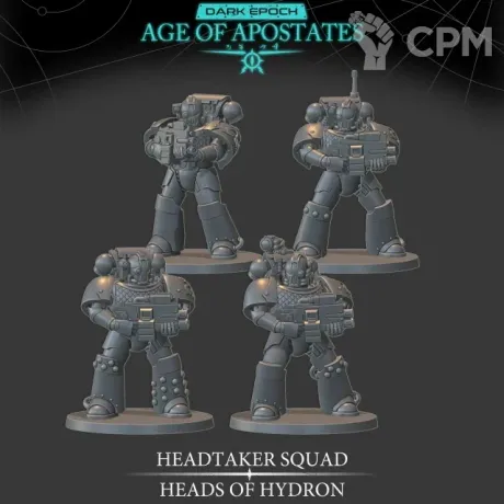Описание картинки HeadHunters Kill Team - 5 Штук от MrMetalHorror по цене 900руб | Свободный Рынок Миниатюр - СРМ