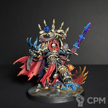 Описание картинки Abaddon the despoiler от "Малярный Скитарий"  по цене 4 800руб | Свободный Рынок Миниатюр - СРМ