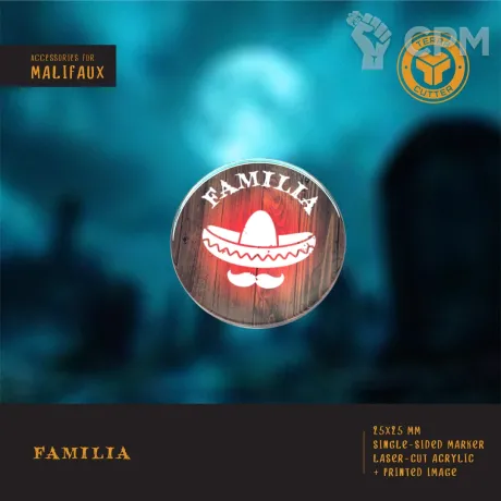 Описание картинки Malifaux Familia от TerraCutter по цене 35руб | Свободный Рынок Миниатюр - СРМ