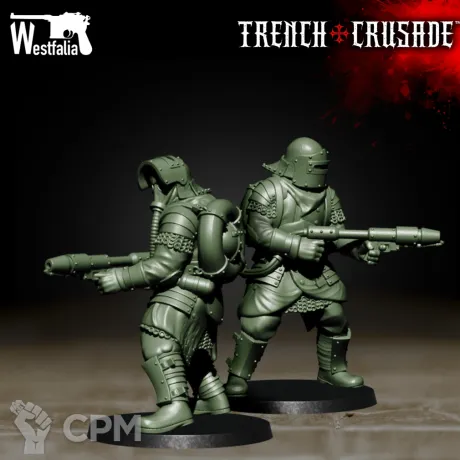 Описание картинки Shocktrooper Red Brigade от Age of Printmar по цене 60руб | Свободный Рынок Миниатюр - СРМ
