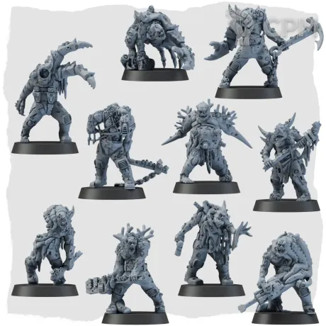 Описание картинки Rig Walkers от PocketSized Prints по цене 950руб | Свободный Рынок Миниатюр - СРМ