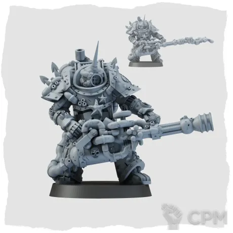 Описание картинки Dredge marine with tide spewer от PocketSized Prints по цене 350руб | Свободный Рынок Миниатюр - СРМ