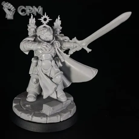 Описание картинки Black Templar emperor's champion conversion от KoofWorkshop по цене 1 260руб | Свободный Рынок Миниатюр - СРМ
