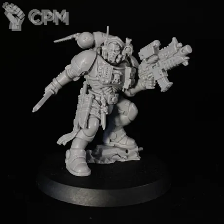 Описание картинки Primaris lieutenant in phobos armour от KoofWorkshop по цене 840руб | Свободный Рынок Миниатюр - СРМ