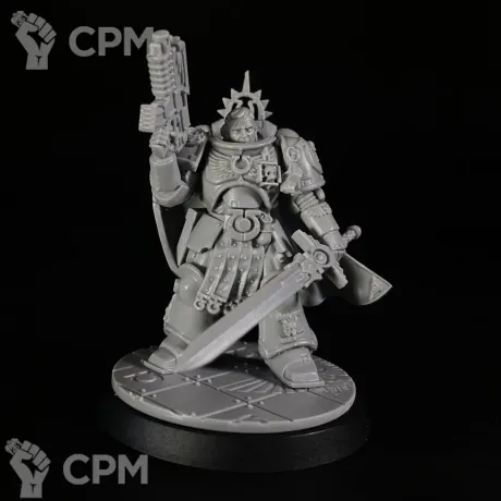 Описание картинки Captain Uriel Ventris от KoofWorkshop по цене 1 120руб | Свободный Рынок Миниатюр - СРМ