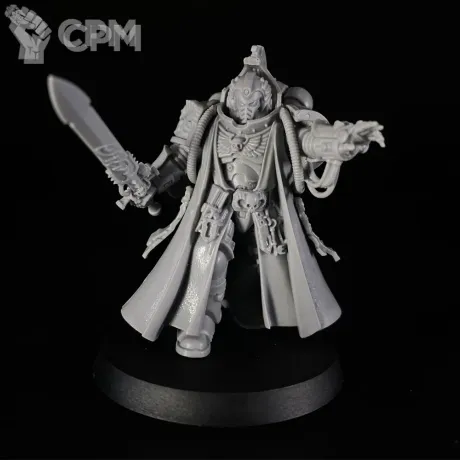 Описание картинки Primaris Librarian от KoofWorkshop по цене 1 050руб | Свободный Рынок Миниатюр - СРМ