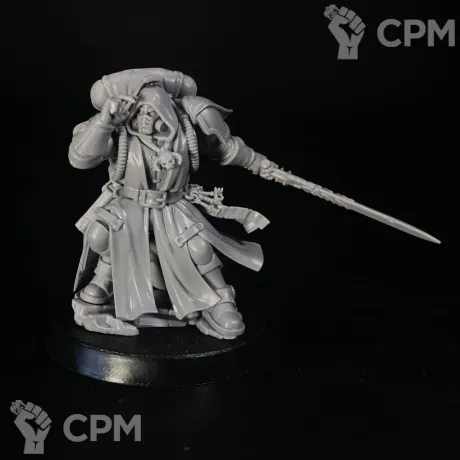 Описание картинки Primaris Librarian in Phobos Armour от KoofWorkshop по цене 1 050руб | Свободный Рынок Миниатюр - СРМ