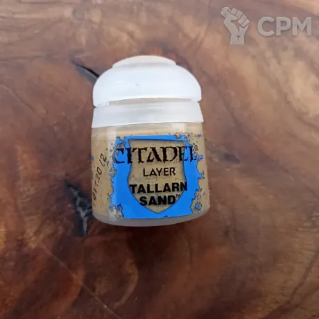 Описание картинки Citadel Layer - Tallarn Sand от Selena по цене 372руб | Свободный Рынок Миниатюр - СРМ