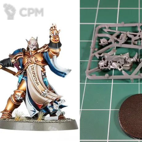 Описание картинки Stormcast Eternals Knight-Incantor (Limited) от Vault Boy по цене 2 998руб | Свободный Рынок Миниатюр - СРМ