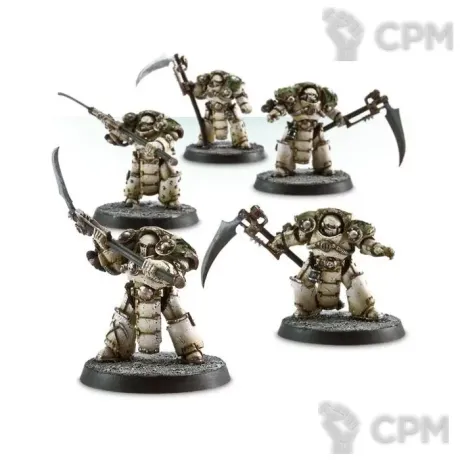 Описание картинки DEATH GUARD - DEATHSHROUD TERMINATORS от TPC по цене 1 840руб | Свободный Рынок Миниатюр - СРМ